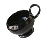 Styles Tasse à café en céramique 280 ml avec poignée de transport élégante pour la maison, le bureau et l'extérieur Tasse anti-fuite