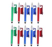 Stylet 10 Pièces pour Plastique Tablette Portable | Dessiner sur Écran, Toucher Précis et Doux, Accessoire Léger pour Téléphone et Tablette, Usage Quotidien Couleur Aléatoire