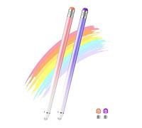 Stylet 2 en 1 pour tablette tactile avec 4 embouts supplémentaires pour écran tactile capacitif pour iPad Pro/iPhone/Samsung/Lenovo/Chromebook/Android/iOS/Huawei et ainsi de suite