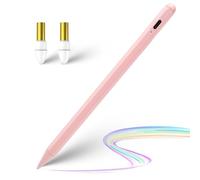 Stylet 2020 iPad Air 4ème génération 20,9" 2ème génération, paume de la main et magnétique avec pointe POM remplaçable 1,2 mm, stylet actif pour Apple iPad Air 4ème génération Rose