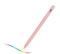 Stylet 2020 pour iPad 8e génération 10,2" avec rejet de paume Type C Charge 1,5 mm Pointe fine remplaçable 2ème stylet actif compatible avec Apple Pencil pour iPad 25,9 cm 8e génération, Rose