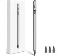 Stylet 2ème génération pour iPad avec Affichage LED, Charge USB-C, Palm Rejection & Tilt Sensitivity, Pencil pour iPad 6-10 Gen, iPad Pro 11""/12,9"", iPad Air 3/4/5, iPad Mini 5/6