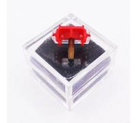 Stylet à aiguille de rechange pour cartouche Shure M44-7 N44-7 Dual DN305 DN306 et platines vinyles Garrard pour restaurer la qualité de lecture du vinyle (rouge)