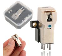 Stylet à Cartouche, Stylet à Cartouche Magnétique Absorption des Chocs Haute durabilité Hauts Rendements Blanc pour Tourne-Disque pour Cartouche