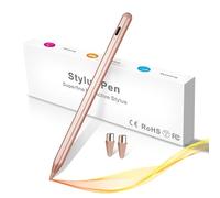 Stylet Actif pour Tablette Samsung Galaxy A9 A8 A7, Pointe en Plastique avec Crayon à Dessin précis et précis Compatible avec la Tablette Samsung Galaxy A9, A8, A7, Rose