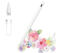 Stylet avec pointe de rejet de paume sensibilité à l'inclinaison, technologie d'adsorption magnétique pour iPad 6/7/8e génération, iPad Pro 11/12,9", Air 3e/4e génération, Mini 5e génération