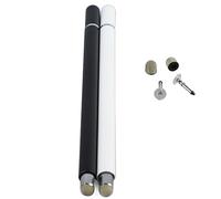 Stylet Capacitif, Stylet Universel Léger en Alliage Haute sensibilité à Aspiration Magnétique 2 Pièces Stylet Flexible pour PC
