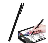 Stylet capacitif universel pour téléphone portable, tablette, à suspendre, précis et sensible, large compatibilité, sensation d'écriture authentique, stylo à dessin (noir)