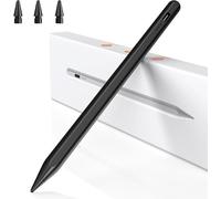 Stylet Compatible Avec Ipad 2018-2025,Stylet Magnétique Haute Précision,Recharge Rapide 15 Min,Rejet De Paume,Sensibilité À L'inclinaison,Pour Ipad Pro/Air/Mini/6-11 Génération-Noir