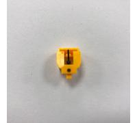 Stylet compatible pour tourne-disque AT-LP60X AT-LP60 (jaune) | Pointe ovale conique, détails sonores plus riches, distorsion réduite, compatible AT-LP60X, AT-LP60 Series