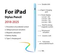 Stylet Crayon Apple Pour Ipad A16 Air 11 5 4 Pro 11E 13 12.9 M4 M3 M2 Stylos 10 9 10E 9E Génération Mini 7 6 2025 Stylo Tactile