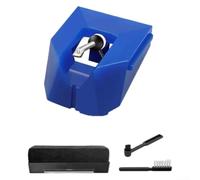 Stylet de rechange ATVMN95E compatible avec les cartouches ATLP120X et VM95, livré avec kit de brosse de nettoyage pour l'entretien du tourne-disque (bleu)