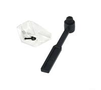 Stylet de rechange pour cartouche Audio-Technica VM95E - Pointe elliptique pour tourne-disque vinyle (avec brus)