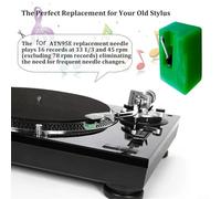Stylet de rechange pour cartouches Audio Technica AT95E et AT LP120USB conçus pour un ajustement précis et une performance sonore améliorée
