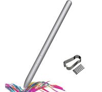 Stylet de rechange pour Samsung Galaxy Tab S10 Ultra S Pen, stylet pour Galaxy Tab S10, Tab S10 Plus, Tab S10 Ultra, avec pointes/plumes (sans Bluetooth), argenté platine