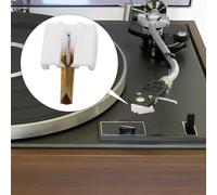Stylet de rechange pour Tenorel N2001 et pour platines vinyle Pioneer PL12D, compatible avec Garrard SP25 Series - Construction ABS, pointe transparente pour une utilisation optimale