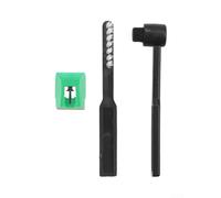 Stylet de rechange vert pour platine Audio Technica AT95E AT-LP120USB pointe elliptique conique haute fidélité son 3 x 5 x 3 cm