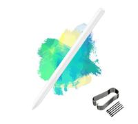 Stylet de Remplacement pour Samsung Galaxy Tab S10 FE S Pen,Galaxy Tab S10 FE,Tab S10 FE+, Tab S10 FE Plus,Tab S10 FE Stylus Replacement+Plumes/Pointes (sans Bluetooth),Blanc