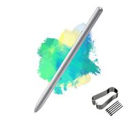 Stylet de Remplacement pour Samsung Galaxy Tab S10 FE S Pen,Galaxy Tab S10 FE,Tab S10 FE+, Tab S10 FE Plus,Tab S10 FE Stylus Replacement+Plumes/Pointes (sans Bluetooth),Argent