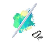 Stylet de Remplacement pour Samsung Galaxy Tab S10 FE S Pen,Galaxy Tab S10 FE,Tab S10 FE+, Tab S10 FE Plus,Tab S10 FE Stylus Replacement+Plumes/Pointes (sans Bluetooth),Lune Gris