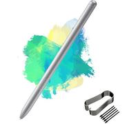 Stylet de Remplacement pour Samsung Galaxy Tab S10 FE S Pen,Stylus Replacement+Plumes-Pointes (sans Bluetooth),Argent
