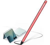 Stylet de Remplacement pour Samsung Galaxy Z Fold 5 Fold Edition, stylos Fin en métal, Pointe en Silicone pour écran Tactile pour Tablette Galaxy-Rouge