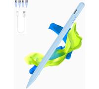 Stylet De Type C Pour Tablette Android, Avec 4 Pointes À Pom, Stylet Magnétique Pour Écran Tactile Compatible Avec Samsung/Huawei//Lenovo/Mi/Vivo Et Autres Smartphones Et Tablettes Android Bleu