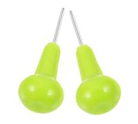 Stylet D'écriture Braille en Plastique 2pcs pour Rentrée Scolaire | Portable, Prise Confortable, Vert, Lot de 2, pour Apprendre le Braille, Aveugle