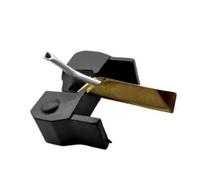 Stylet diamant elliptique de remplacement for platine vinyle SHURE M75 M75ED M75-6s N75 TYPE2, amélioration audio, ABS noir 3x2x1cm