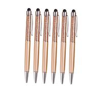 Stylet Diamant en Plastique Or, Lot de 6, Ultra-réactif