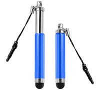 Stylet écran rétractable jack 3.5mm universel Bleu