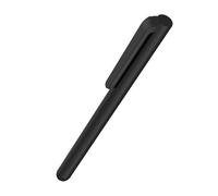 Stylet Ecran Tactile Universel Embout Souple Format Compact Clip Intégré Noir