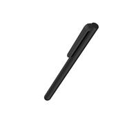 Stylet Ecran Tactile Universel Embout Souple Format Compact Clip Intégré Noir