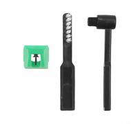 Stylet elliptique pour cartouche phono - Aiguille de rechange verte pour platine audio Technica AT95E ATN95E AT-LP120USB - 3 x 5 x 3 cm