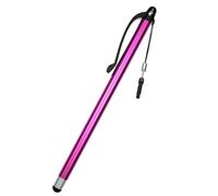 Stylet ergonomique en aluminium Fixation confortable et crochet pour un transport sûr. Large compatibilité avec les appareils. Stylos de téléphone