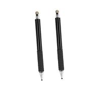 Stylet for tablettes et Smartphones, Lot de 2, écran Tactile capacitif, Pointe Fine, Compatible avec Les Gants(Black,Size 2x3pcs)