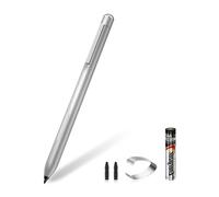 Stylet HP Compatible avec Spectre, Envy et Pavilion X360 - Sensibilité à la Pression 1024, Rejet de la Paume, Pile AAAA Argent