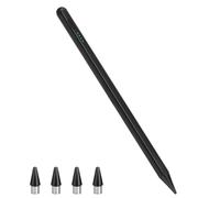 Stylet iPad 1.7mm Précision - Magnétisme, Rejet de Paume et 4 Pointes de Rechange pour iPad 6-11, iPad Air, iPad Pro, iPad Mini, Chargement Rapide Type-C et 9h Autonomie