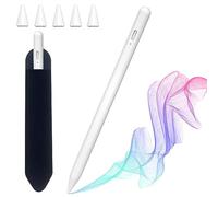 Stylet iPad 10&11e Génération, Stylet Tablette pour iPad 2018-2026, Pencil iPad, Stylo pour iPad avec Rejection de la Paume Tactile Haute Précision, Convient pour iPad 6/7/8/9/10/11,Air 3/4/5,Mini 5/6