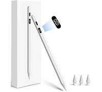 Stylet iPad 2018-2025 LED charge rapide USB-C rejet paume inclinaison, iPad Pro/Air/Mini versions compatibles usage moderne