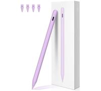 Stylet iPad BONZATA Violet, Stylet pour iPad 6/7/8/9/10, Mini 5/6, Air 3/4/5, Pro 11" et 12,9" avec Rejet de la Paume et Inclinaison, Magnétique sans Fil et Bluetooth