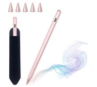 Stylet iPad Tactile Chargement sans Fil, iPad Pencil avec Rejet de Paume & Sensibilité à l'inclinaison, Stylet pour iPad Compatible iPad Pro 11" /12.9", iPad 6/7/8/9/10, iPad Air 3/4/5, iPad Mini 5/6