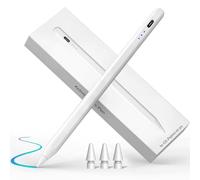 Stylet iPad pour Apple iPad 2018-2024, charge plus rapide, rejet de la paume, sensibilité d'inclinaison pour Apple Pen, stylet iPad pour iPad 10e/9/8/7/6e, iPad Pro11/12,9/13/pouces M4, iPad Air