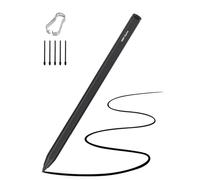 Stylet magnétique EMR avec gomme, stylo numérique pour Remarkable 2/1, noir | Stylet actif à charge rapide pour iPhone/Nintendo Switch/iPhone/Samsung Galaxy Tab A11/A9/Mi/Huawei/Lenovo/Poco X8 Pro/Max