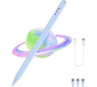 Stylet Magnétique Pour Tablette Android, Pointe Pom, Stylet De Type C, Compatible Avec Samsung/Mi/Huawei/Vivo/Lenovo Et Autres Smartphones Et Tablettes Android, Bleu