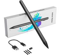 Stylet Microsoft Surface Pro - Pen Compatible Avec Surface Pro 11/9/10/8/X/7/6/5/4/3, Go2/3/4/Book/Laptop/Studio - Charge Rapide USB-C, Fonction Copilot