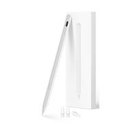 Stylet pour Apple iPad 2018-2026, Recharge Rapide avec Rejet de Paume, Détection d'Inclinaison, Compatible iPad 11/10/9/8/7/6/A16, Mini 7/6/5, Air M4/M3/M2 11"/13"/5/4/3, Pro M5/M4 13"/12.9″/11″