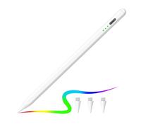 Stylet pour Apple iPad Pencil - Crayon 2e pour iPad 9e 10e génération Apple Pen avec Palm Rejection 2018-2022 iPad 6e 7e 8e 9e 10e génération Mini 6/5, iPad Air 3/4/5e génération, iPad Pro 11-12,9" blanc