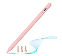 Stylet pour Apple iPad Pencil - Stylo actif avec rejet de la paume compatible avec Apple iPad 9e 8e 7e 6e génération iPad Air 4e 3e génération iPad Pro 11-12,9 pouces iPad Mini 6e 5e génération Rose