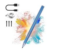 Stylet pour ASUS Transformer/Mini/ASUS Zenbook Flip/Pro/ASUS Vivobook Flip/Pro/Duo/ASUS Notebook, rechargeable MPP 2.0 avec sensibilité à la pression 4096, rejet de la paume, bleu